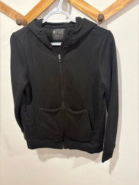 FIGS black hoodie (drawstring missing)